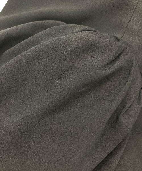 Loulou Willoughby（ルルウィルビー）Loulou Willoughby (ルルウィルビー) バルーンスリーブ裾レースワンピース ブラック サイズ:2の古着・服飾アイテム