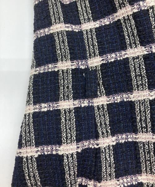 Rene（ルネ）Rene (ルネ) ワンピース ネイビー×ピンク サイズ:36の古着・服飾アイテム