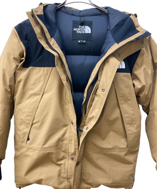 THE NORTH FACE（ザ ノース フェイス）THE NORTH FACE (ザ ノース フェイス) マウンテンダウンジャケット ブラウン×ブラック サイズ:Lの古着・服飾アイテム