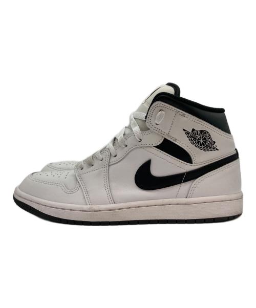 NIKE（ナイキ）NIKE (ナイキ) Air Jordan 1 Mid/ハイカットスニーカー ホワイト サイズ:26.5の古着・服飾アイテム