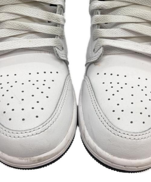 NIKE（ナイキ）NIKE (ナイキ) Air Jordan 1 Mid/ハイカットスニーカー ホワイト サイズ:26.5の古着・服飾アイテム