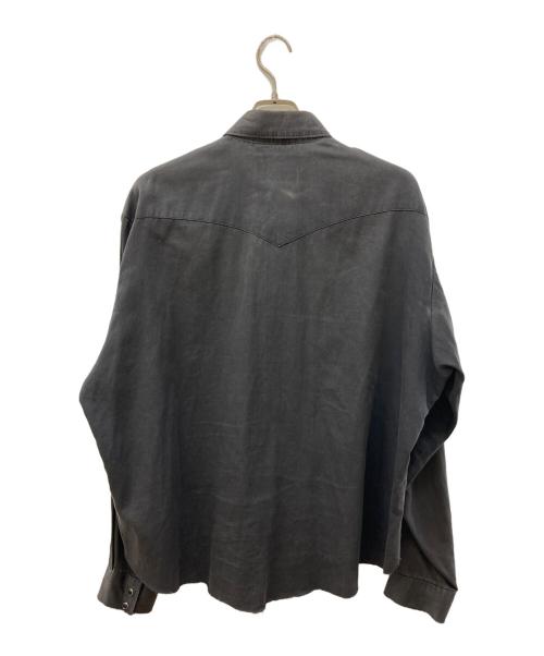 Wrangler（ラングラー）Wrangler (ラングラー) ウエスタンシャツ グレー サイズ:XLの古着・服飾アイテム