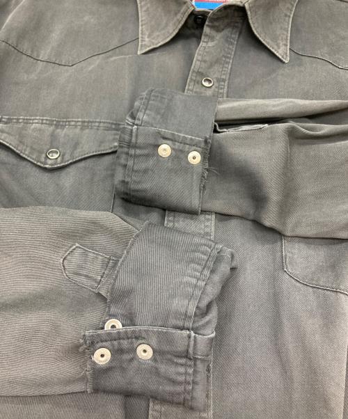 Wrangler（ラングラー）Wrangler (ラングラー) ウエスタンシャツ グレー サイズ:XLの古着・服飾アイテム