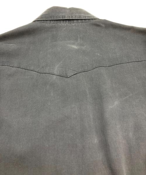 Wrangler（ラングラー）Wrangler (ラングラー) ウエスタンシャツ グレー サイズ:XLの古着・服飾アイテム