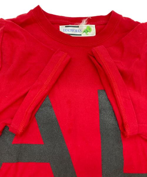 Dinoworks（ディノワークス）Dinoworks (ディノワークス) Tシャツ レッド サイズ:不明の古着・服飾アイテム