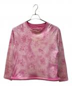 Dinoworksディノワークス）の古着「ロングスリーブカットソー」｜ピンク