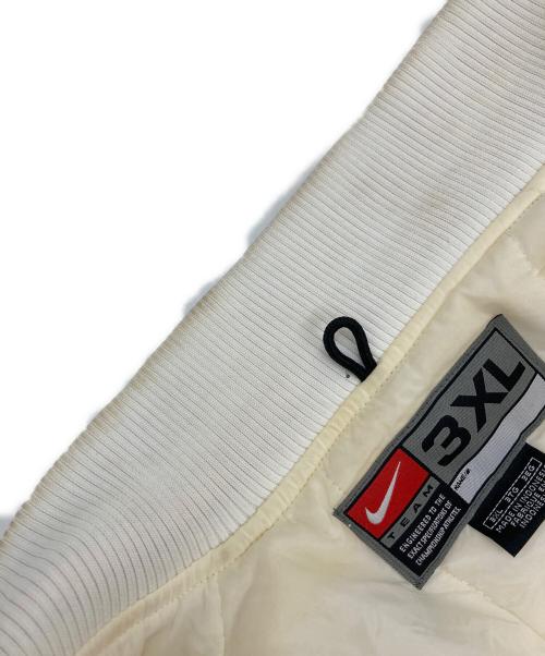 NIKE（ナイキ）NIKE (ナイキ) ナイロンスタジャン アイボリー サイズ:3XLの古着・服飾アイテム