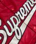中古・古着 Supreme (シュプリーム) script varsity puffy jacket/ナイロンスタジャン レッド サイズ:XL：18000円