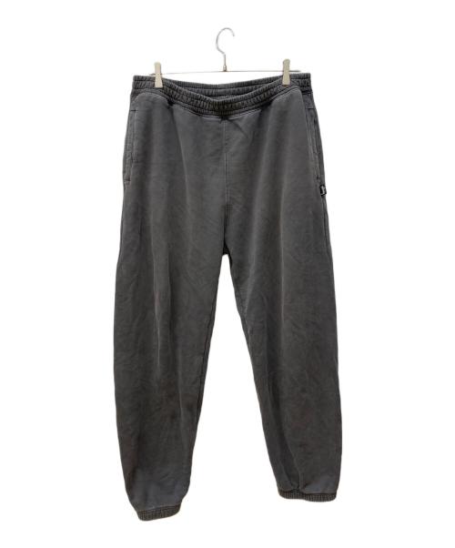 stussy（ステューシー）stussy (ステューシー) スウェットパンツ/Pigment Dyed Fleece Pant ブラック サイズ:XLの古着・服飾アイテム