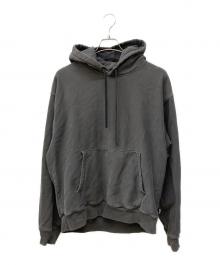 stussy（ステューシー）の古着「PIGMENT DYED FLEECE HOODIE/プルオーバーパーカー」｜ブラック