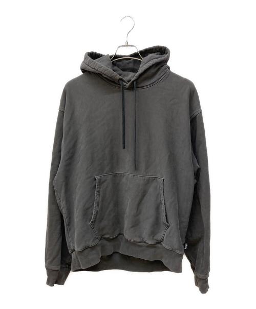 stussy（ステューシー）stussy (ステューシー) PIGMENT DYED FLEECE HOODIE/プルオーバーパーカー ブラック サイズ:XLの古着・服飾アイテム