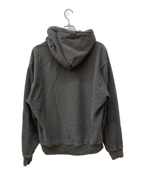 stussy（ステューシー）stussy (ステューシー) PIGMENT DYED FLEECE HOODIE/プルオーバーパーカー ブラック サイズ:XLの古着・服飾アイテム