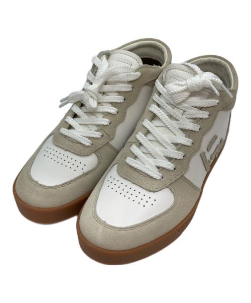 Sangacio（サンガッチョ）SANGACIO (サンガッチョ) ミッドカットスニーカー ホワイト サイズ:23.5の古着・服飾アイテム