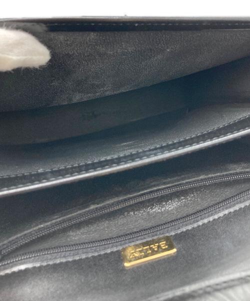 BALLY（バリー）BALLY (バリー) レザーハンドバッグ ブラックの古着・服飾アイテム