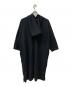 ao daikanyama (アオ 代官山) HIJILI シルクブレンドフーデッドワンピース ブラック サイズ:F：7000円