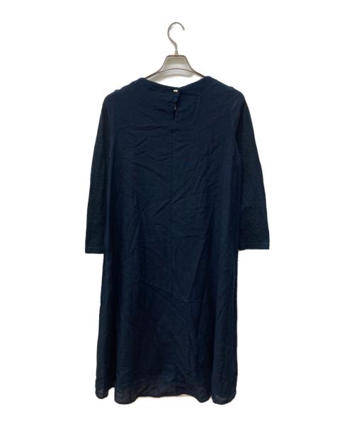 Pal'las Palace（パラスパレス）PAL'LAS PALACE (パラスパレス) インディゴ染め天竺ワンピース ネイビー サイズ:Lの古着・服飾アイテム