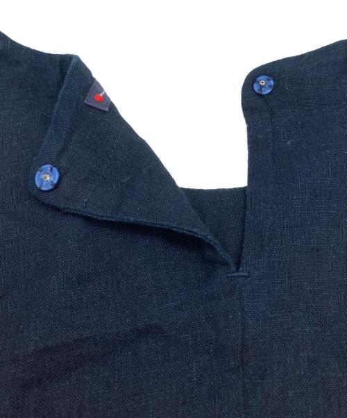 Pal'las Palace（パラスパレス）PAL'LAS PALACE (パラスパレス) インディゴ染め天竺ワンピース ネイビー サイズ:Lの古着・服飾アイテム