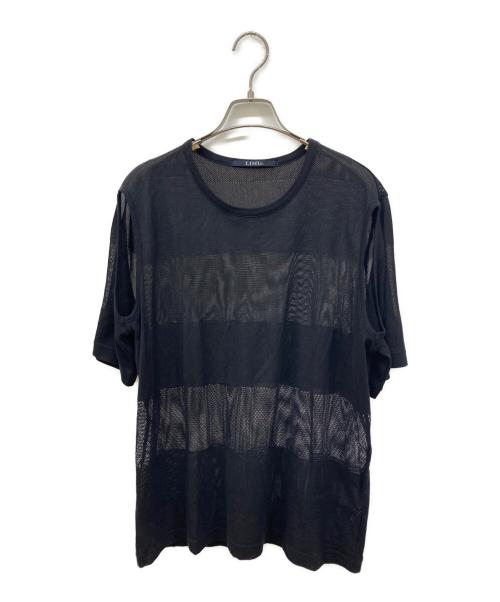 LIMI feu（リミフゥ）LIMI feu (リミフゥ) メッシュボーダーTシャツ ブラック サイズ:2の古着・服飾アイテム