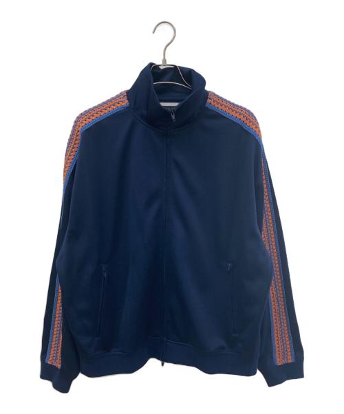 MAISON SPECIAL（メゾンスペシャル）MAISON SPECIAL (メゾンスペシャル) Prime-Over Crochet Line Track Jacket/トラックジャケット ネイビー サイズ:1の古着・服飾アイテム
