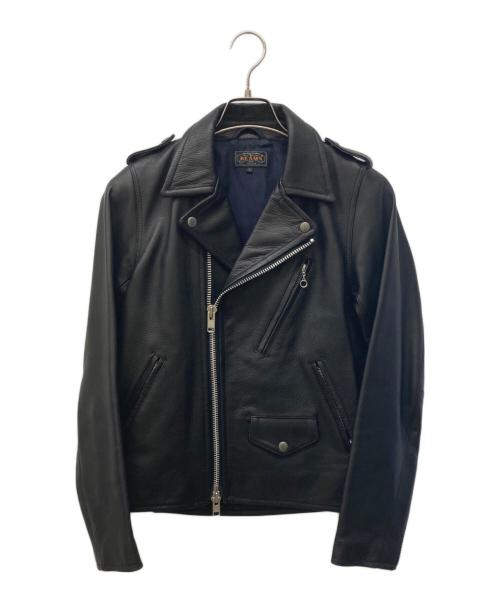 BEAMS PLUS（ビームスプラス）BEAMS PLUS (ビームスプラス) ダブルライダースジャケット ブラック サイズ:Sの古着・服飾アイテム