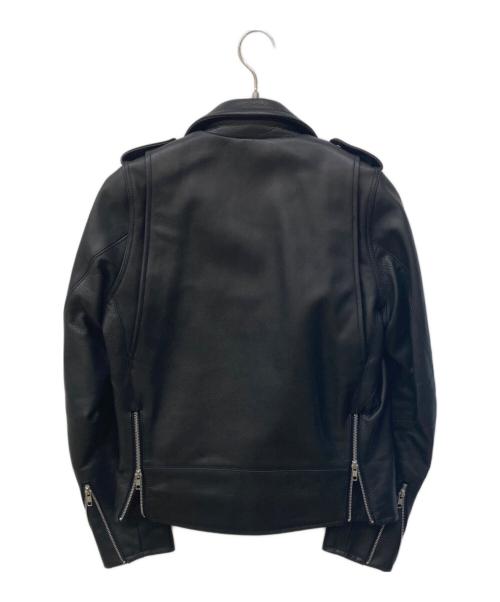 BEAMS PLUS（ビームスプラス）BEAMS PLUS (ビームスプラス) ダブルライダースジャケット ブラック サイズ:Sの古着・服飾アイテム