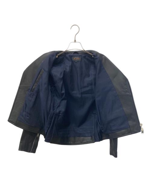 BEAMS PLUS（ビームスプラス）BEAMS PLUS (ビームスプラス) ダブルライダースジャケット ブラック サイズ:Sの古着・服飾アイテム
