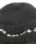 中古・古着 CHROME HEARTS (クロムハーツ) Plus Cross Beanie/ニット帽 ブラック：55000円