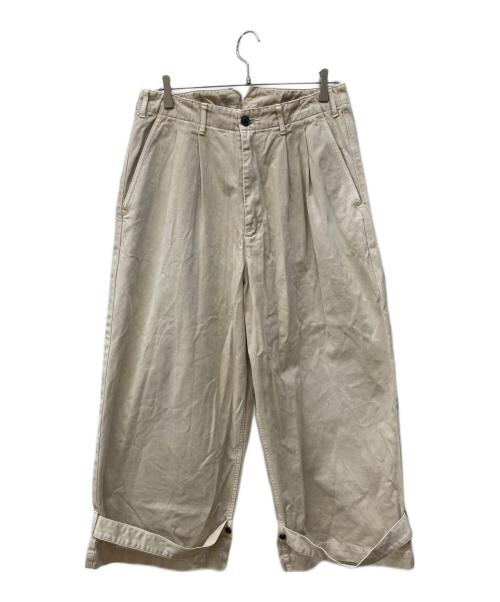 My Beautiful Landlet（マイビューティフルランドレット）My Beautiful Landlet (マイビューティフルランドレット) 2タックパンツ ベージュ サイズ:1の古着・服飾アイテム