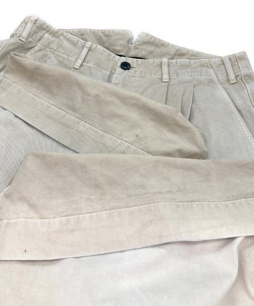 My Beautiful Landlet（マイビューティフルランドレット）My Beautiful Landlet (マイビューティフルランドレット) 2タックパンツ ベージュ サイズ:1の古着・服飾アイテム