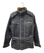 BELSTAFFベルスタッフ）の古着「ナイロンモーターサイクルジャケット」｜ブラック