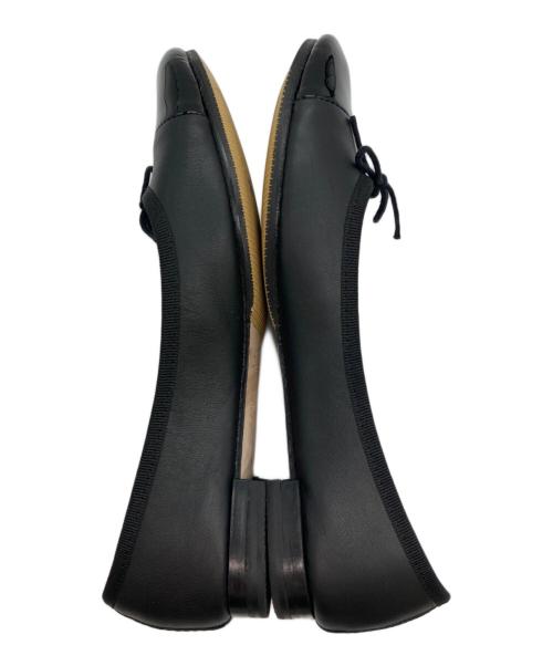 repetto（レペット）repetto (レペット) フラットリボンパンプス ブラック サイズ:38　1/2の古着・服飾アイテム
