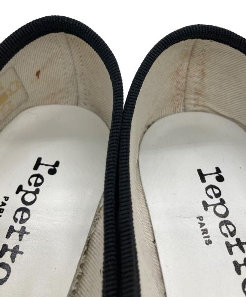 repetto（レペット）repetto (レペット) フラットリボンパンプス ブラック サイズ:38　1/2の古着・服飾アイテム