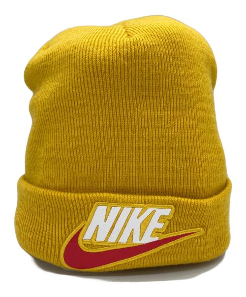 NIKE（ナイキ）NIKE (ナイキ) SUPREME (シュプリーム) ニット帽/Acrylic cuffed Beanie イエローの古着・服飾アイテム