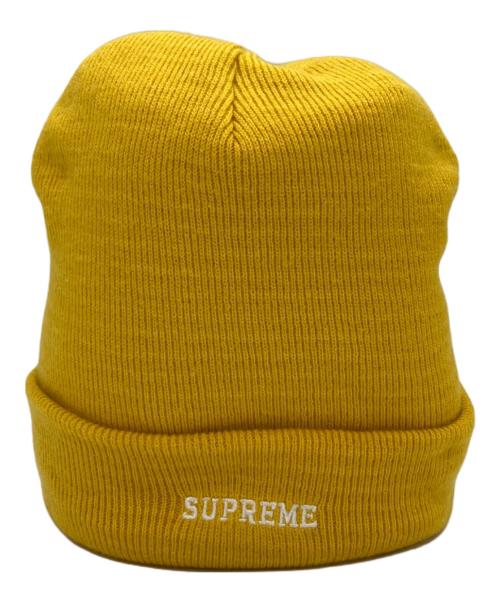 NIKE（ナイキ）NIKE (ナイキ) SUPREME (シュプリーム) ニット帽/Acrylic cuffed Beanie イエローの古着・服飾アイテム