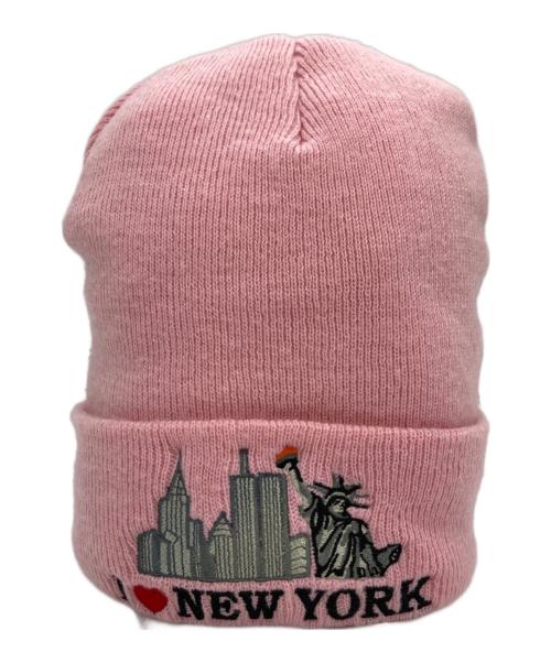 SUPREME（シュプリーム）Supreme (シュプリーム) ニット帽 ピンクの古着・服飾アイテム