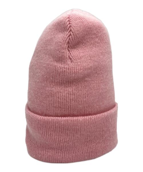 SUPREME（シュプリーム）Supreme (シュプリーム) ニット帽 ピンクの古着・服飾アイテム