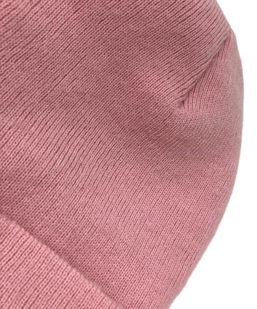 SUPREME（シュプリーム）Supreme (シュプリーム) ニット帽 ピンクの古着・服飾アイテム