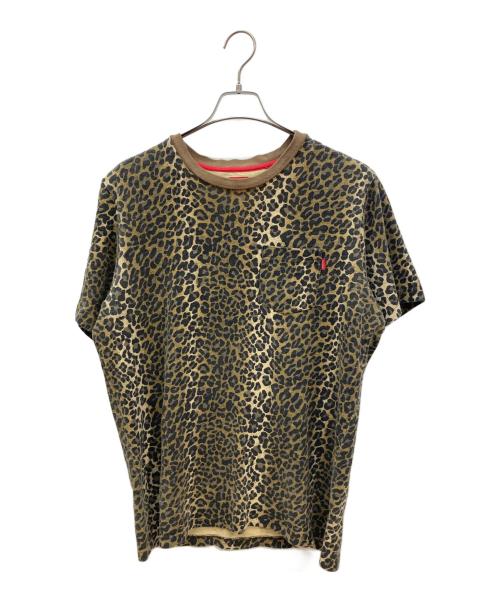 SUPREME（シュプリーム）Supreme (シュプリーム) レオパードポケットTシャツ ブラウン サイズ:Ⅼの古着・服飾アイテム