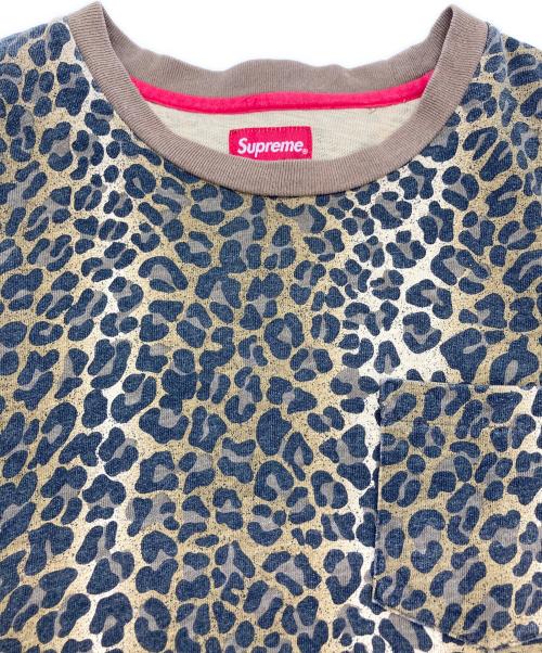 SUPREME（シュプリーム）Supreme (シュプリーム) レオパードポケットTシャツ ブラウン サイズ:Ⅼの古着・服飾アイテム