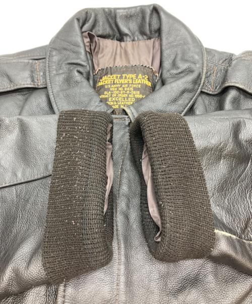 EXCELLED（エクセル）excelled (エクセル) A2レザージャケット ブラウン サイズ:XLの古着・服飾アイテム