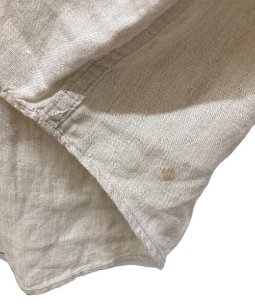 GAP（ギャップ）GAP (ギャップ) フラップリネンシャツ ベージュ サイズ:Lの古着・服飾アイテム