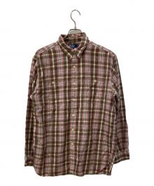 POLO RALPH LAUREN（ポロ・ラルフローレン）の古着「インドコットンチェックシャツ」｜ピンク×ブラウン