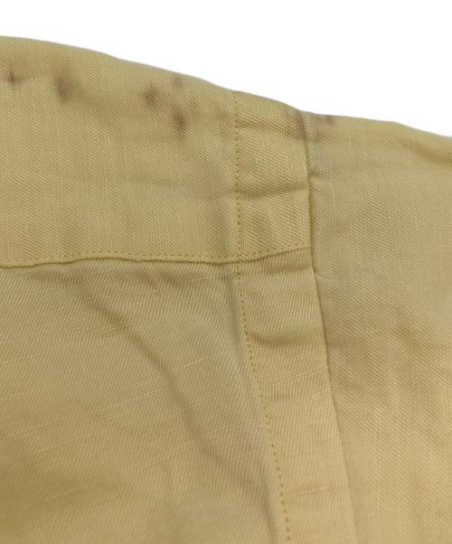 POLO RALPH LAUREN（ポロ・ラルフローレン）POLO RALPH LAUREN (ポロ・ラルフローレン) シルクリネンボタンダウンシャツ/BLAKE イエロー サイズ:Lの古着・服飾アイテム