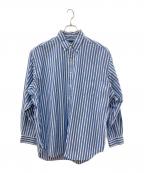 POLO RALPH LAURENポロ・ラルフローレン）の古着「ストライプシャツ」｜ホワイト×ブルー