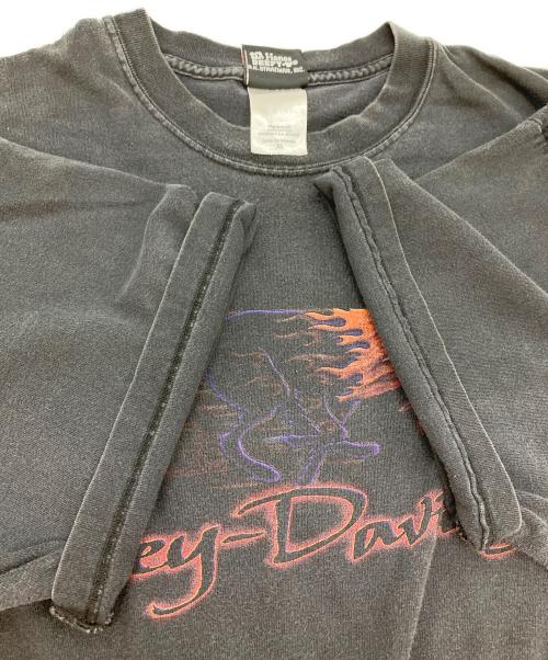HARLEY-DAVIDSON（ハーレーダビッドソン）HARLEY-DAVIDSON (ハーレーダビッドソン) プリントTシャツ ブラック サイズ:XLの古着・服飾アイテム
