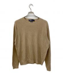 POLO RALPH LAUREN（ポロ・ラルフローレン）の古着「リネンニット」｜ベージュ