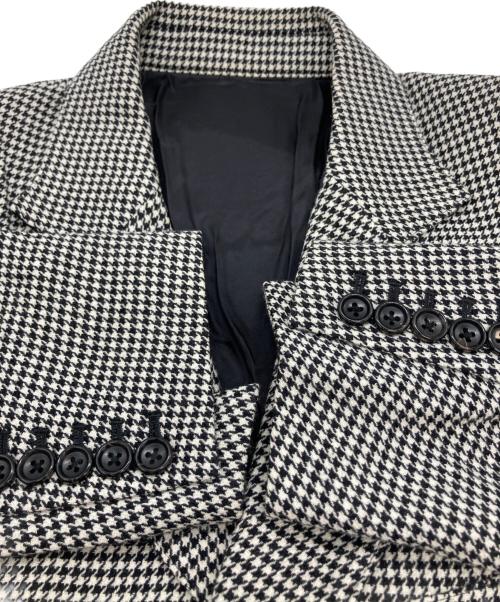 sulvam（サルバム）sulvam (サルバム) 3 BUTTON SLIT JACKET/テーラードジャケット ブラック×ホワイト サイズ:Mの古着・服飾アイテム