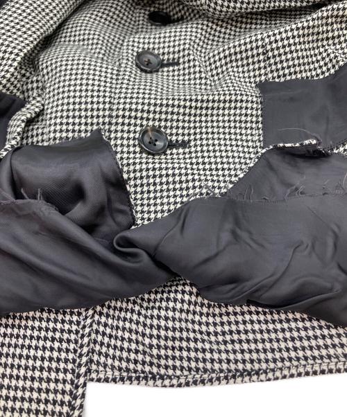 sulvam（サルバム）sulvam (サルバム) 3 BUTTON SLIT JACKET/テーラードジャケット ブラック×ホワイト サイズ:Mの古着・服飾アイテム