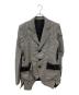 sulvam（サルバム）の古着「3 BUTTON SLIT JACKET/テーラードジャケット」｜ブラック×ホワイト
