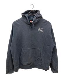 NIKE×stussy（ナイキ×ステューシー）の古着「プルオーバーパーカー/NRG Washed Hoodie」｜ブラック